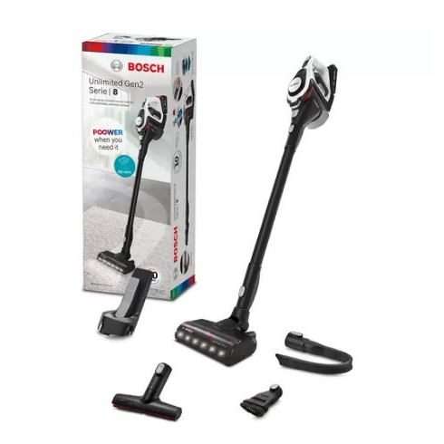 Bosch Serie 8 BBS8214 handstofzuiger Wit Zakloos