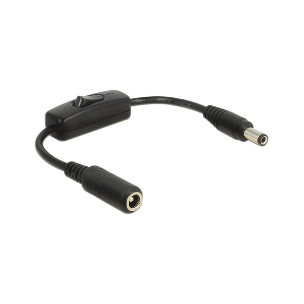 DeLOCK 65497 DC-adapterkábel kapcsolóval