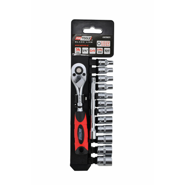 AW WRENCHE SET 1/4" 14 pcs