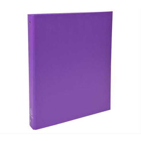Exacompta PP borítású 4 gyűrűs gyűrűskönyv, 40mm gerincvastagság, A4 lila (51376E) (51376E)