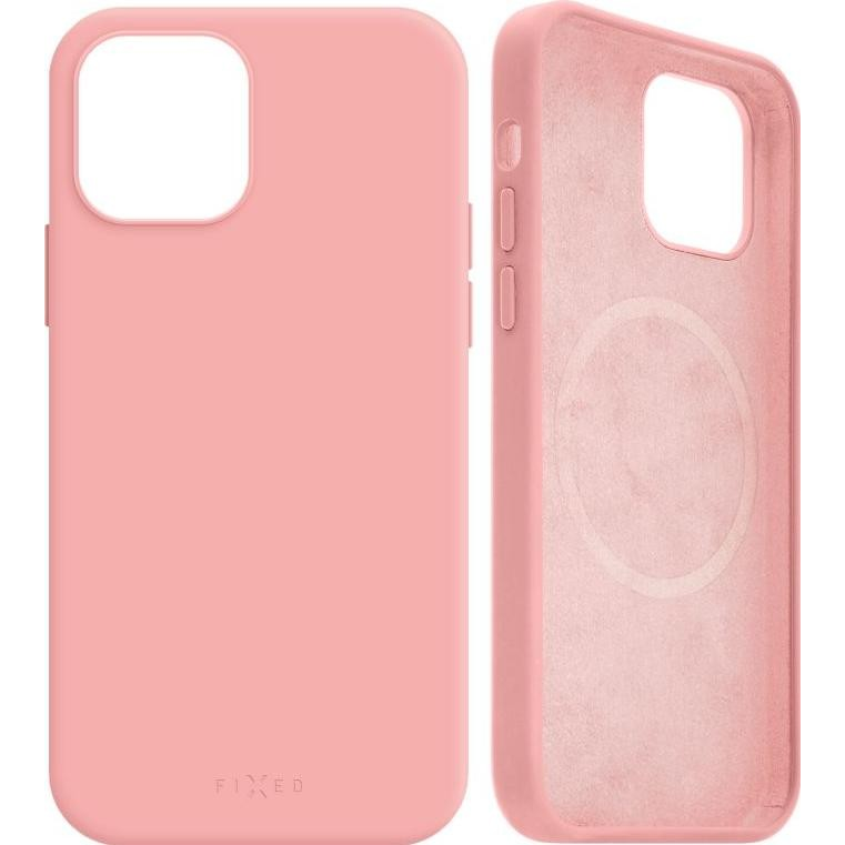 Fixed MagFlow Samsung Galaxy S25 Szilikon Telefon tok - Rózsaszín (FIXFLM-1504-PI)