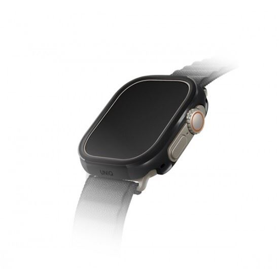 Uniq Valencia Apple Watch Ultra 49mm aluminium tok fekete (UNIQ-49MM-VALBLK)