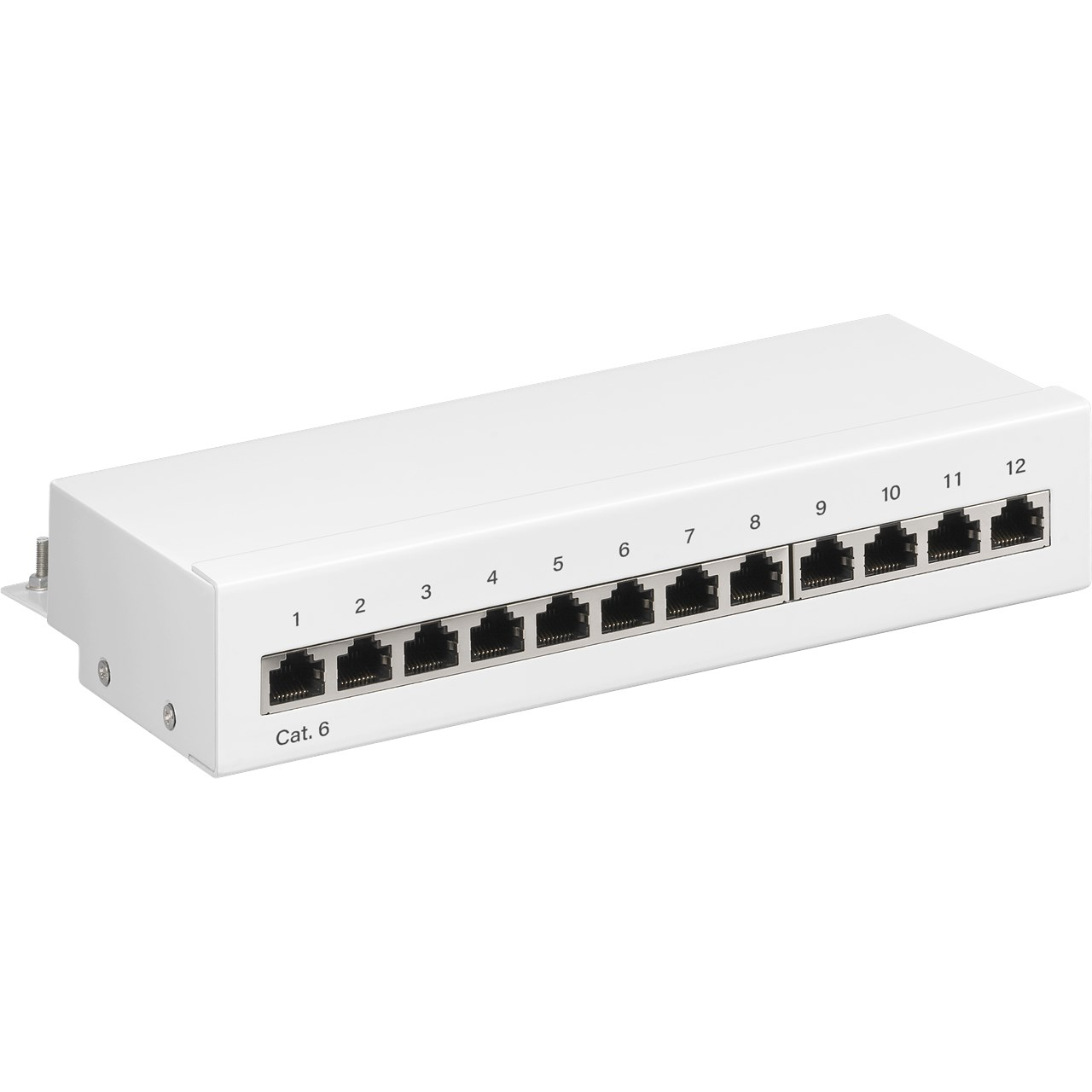 Goobay 62070 Asztali patch panel - 12 port (62070)