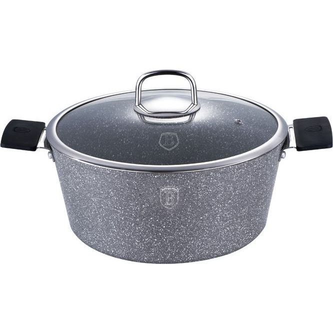 BerlingerHaus BH/1153N Stone Touch Line Lábas - Kovácsolt Alumínium, Szürke (BH/1153)