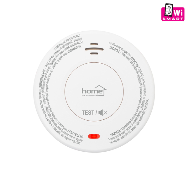 Home SMO10SMART Akkus Optikai füstérzékelő - Fehér