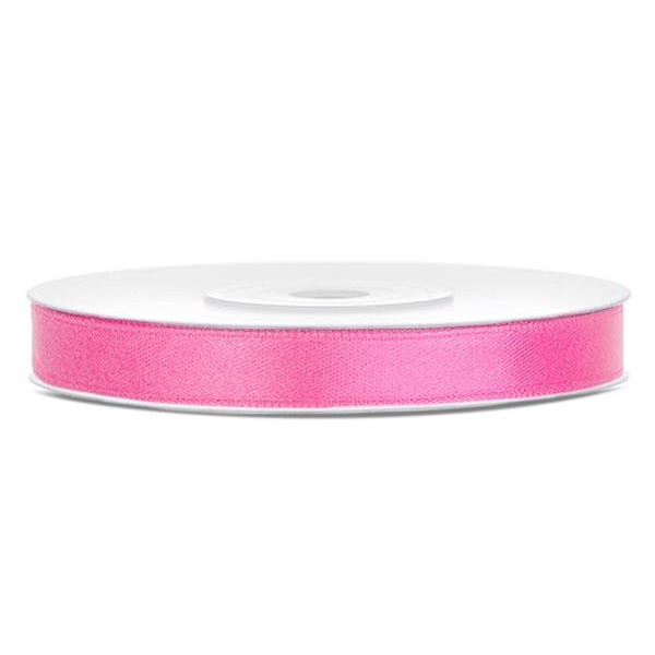 Szatén szalag 6mm - Világos rózsaszín 25m (TS6-081)