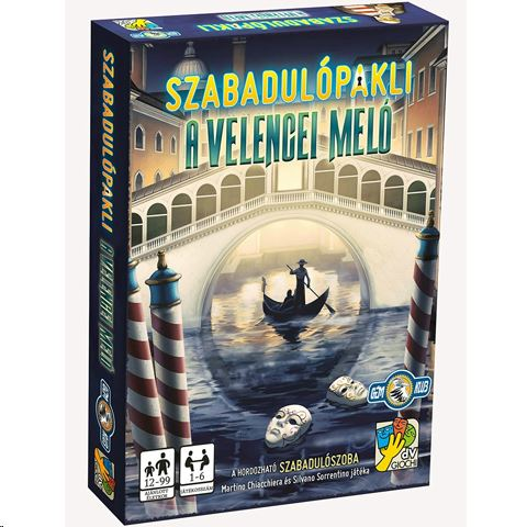Asmodee Szabadulópakli: A velencei meló társasjáték (DAV34114)
