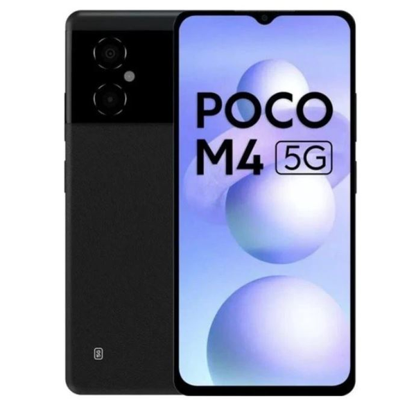 Мобилен телефон Xiaomi, Poco M4, 64GB, 4GB RAM 5G, Dual Sim, Power Black