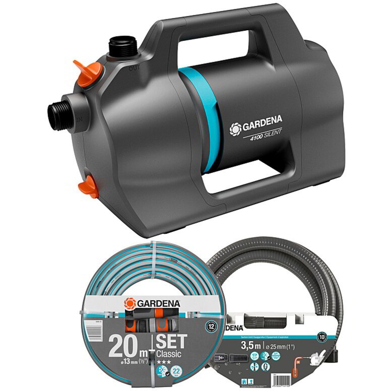 Gardena 09051-20 Silent 4100 Kerti szivattyú készlet (09051-20)