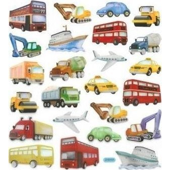 Dalprint Naklejki papierowe - Transport 24szt