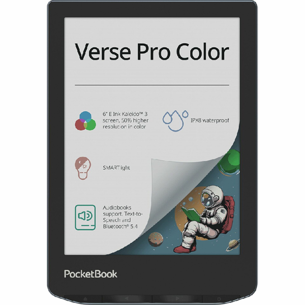 PocketBook Verse Pro Color Stormy Sea 6" 16GB e-Book olvasó - Fekete/szürke