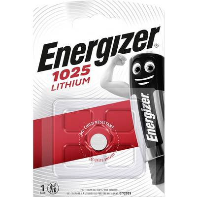 CR1025 lítium gombelem, 3 V, 30 mAh, Energizer BR1025, DL1025, ECR1025, KCR1025, KL1025, KECR1025, LM1025 (E300163500)