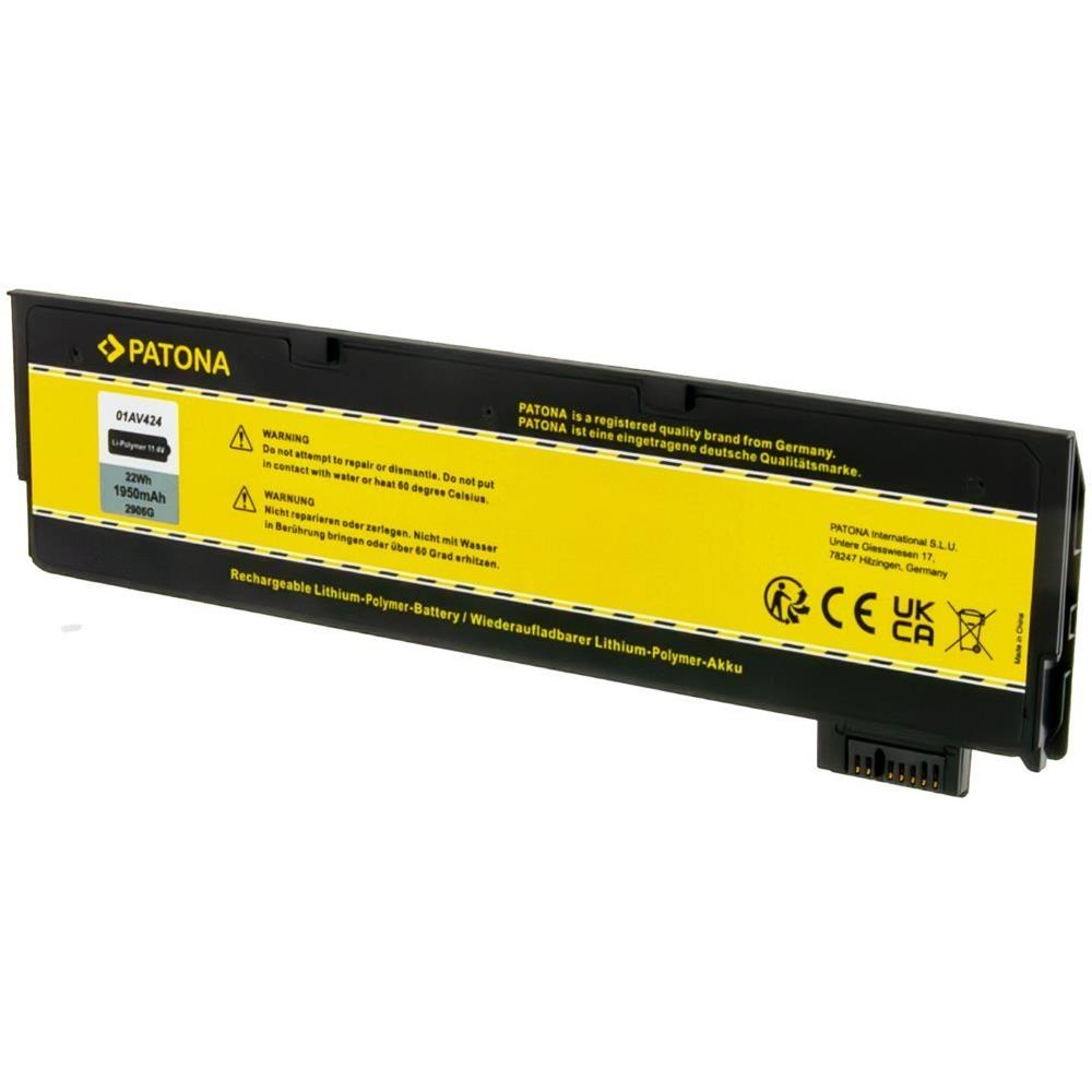 PATONA Lenovo ThinkPad T570/A475 1950mAh Li-Pol 11,4V 01AV424 (PT2906)