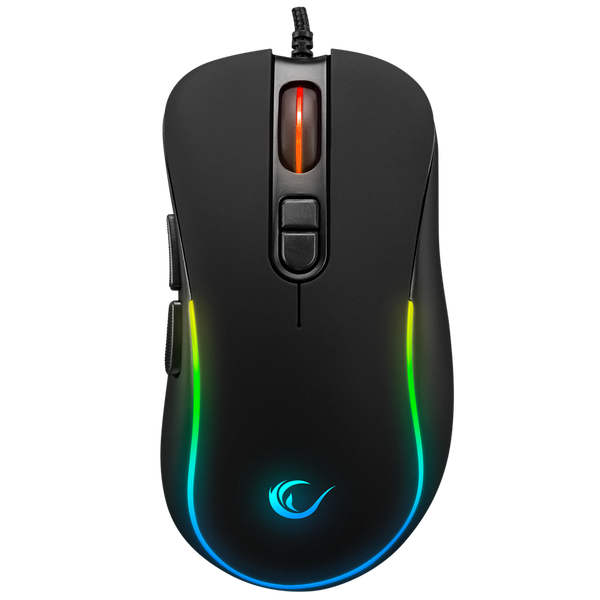 Rampage SMX-R47 X-JAMMER Gaming Egér - Fekete 7200DPI
