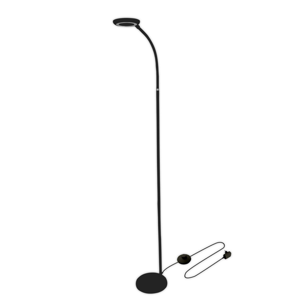 Avide LED állólámpa Angel 12W NW fekete (ABLFL-12W-ANGEL-B)