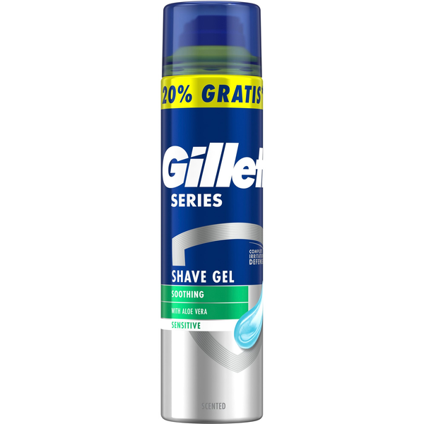 Gillette Series nyugtató borotvagél Aloe Verával 240ml (7702018982011)