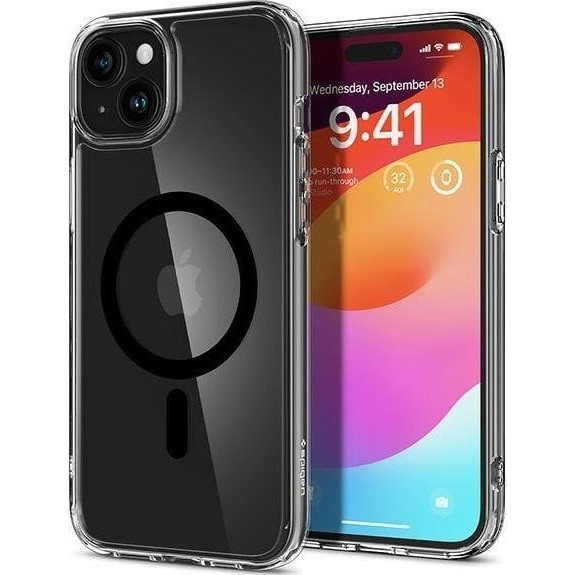Spigen Apple iPhone 15 MagSafe Tok - Fekete (Spi002578)