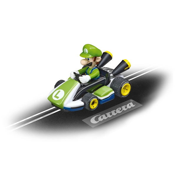 Carrera Nintendo Mario Kart Luigi pályaautó figurával (1:50) - Színes