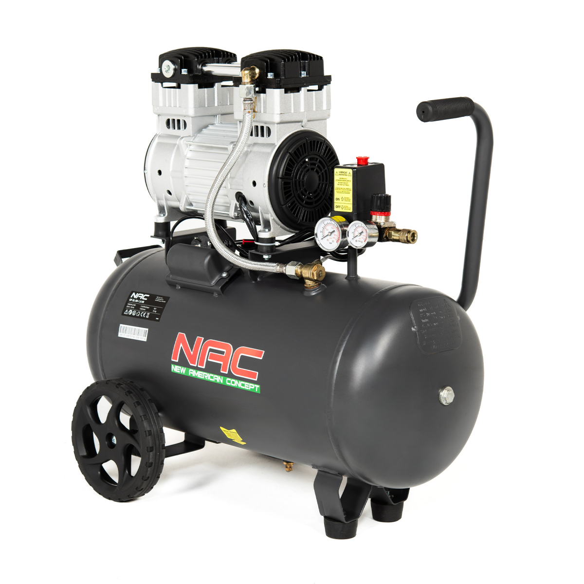 NAC Kompresszor 50L 1,5kW 8 BAR (OF-SL-50-1.5-IN)