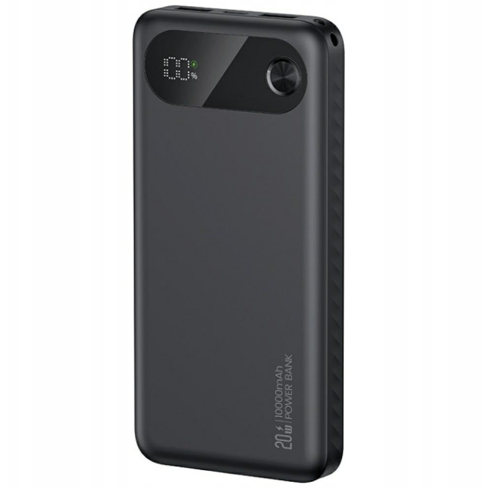 USAMS PB80 Power Bank PD20W 10000mAh fekete (USA001694)