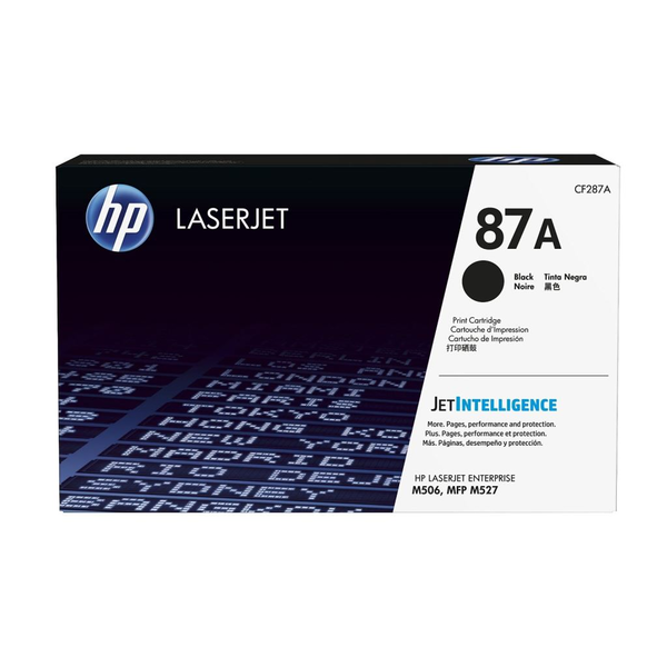 HP 87A Black Original LaserJet Toner Cartridge тонер касета 1 броя Оригинал Черен