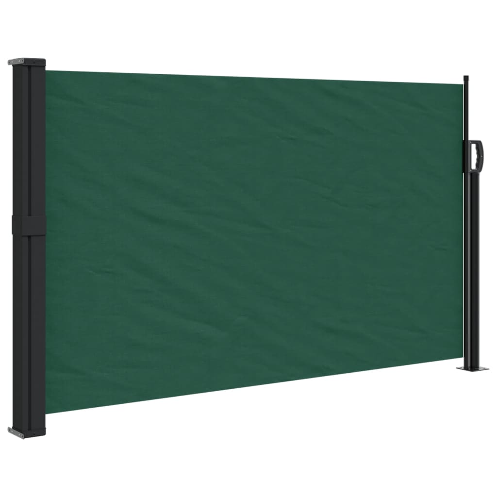 sötétzöld behúzható oldalsó napellenző 120 x 300 cm (4004290)