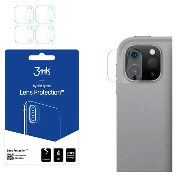 3MK Lens Protect kameralencsevédő Apple iPad Pro 12.9" 5th/6th Gen készülékhez – 4 db