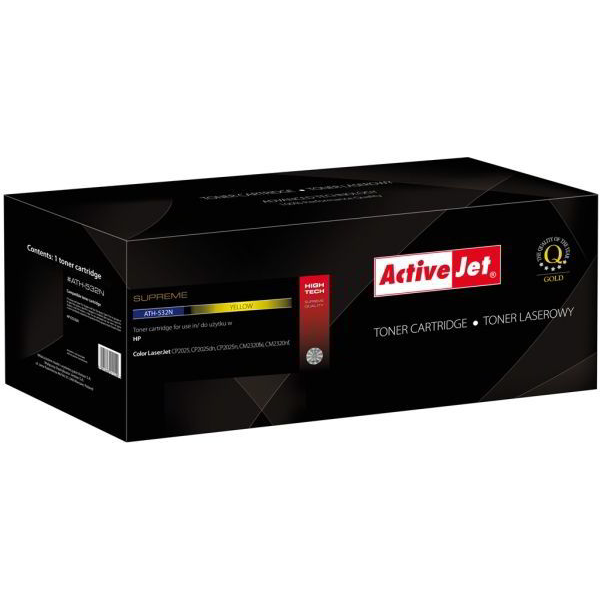 ActiveJet ATH-532N (CC532A (304A)) Toner - Sárga (EXPACJTHP0093)