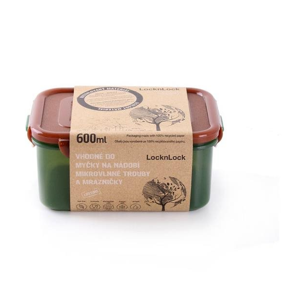 LOCK ÉLELMISZERTÁROLÓ DOBOZ 600 ML, 15,5 X 11 X 7 CM ECO (HPL811RCL)