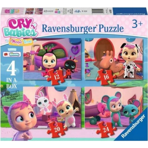 Puzzle Bebes Llorones 4 In A Box