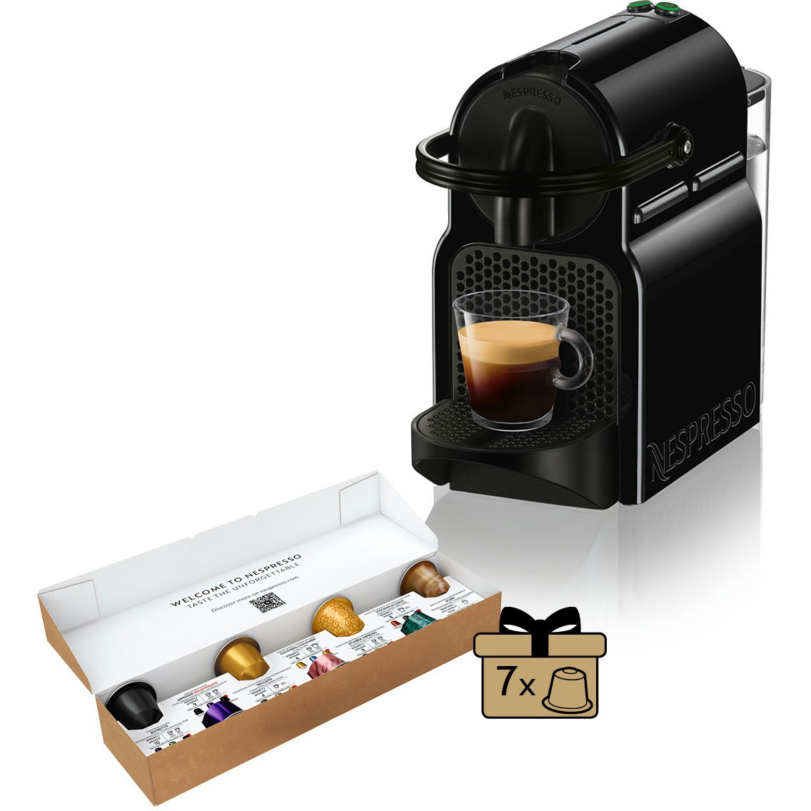 Nespresso De'Longhi Inissia Black EN80.B (EN80.B)