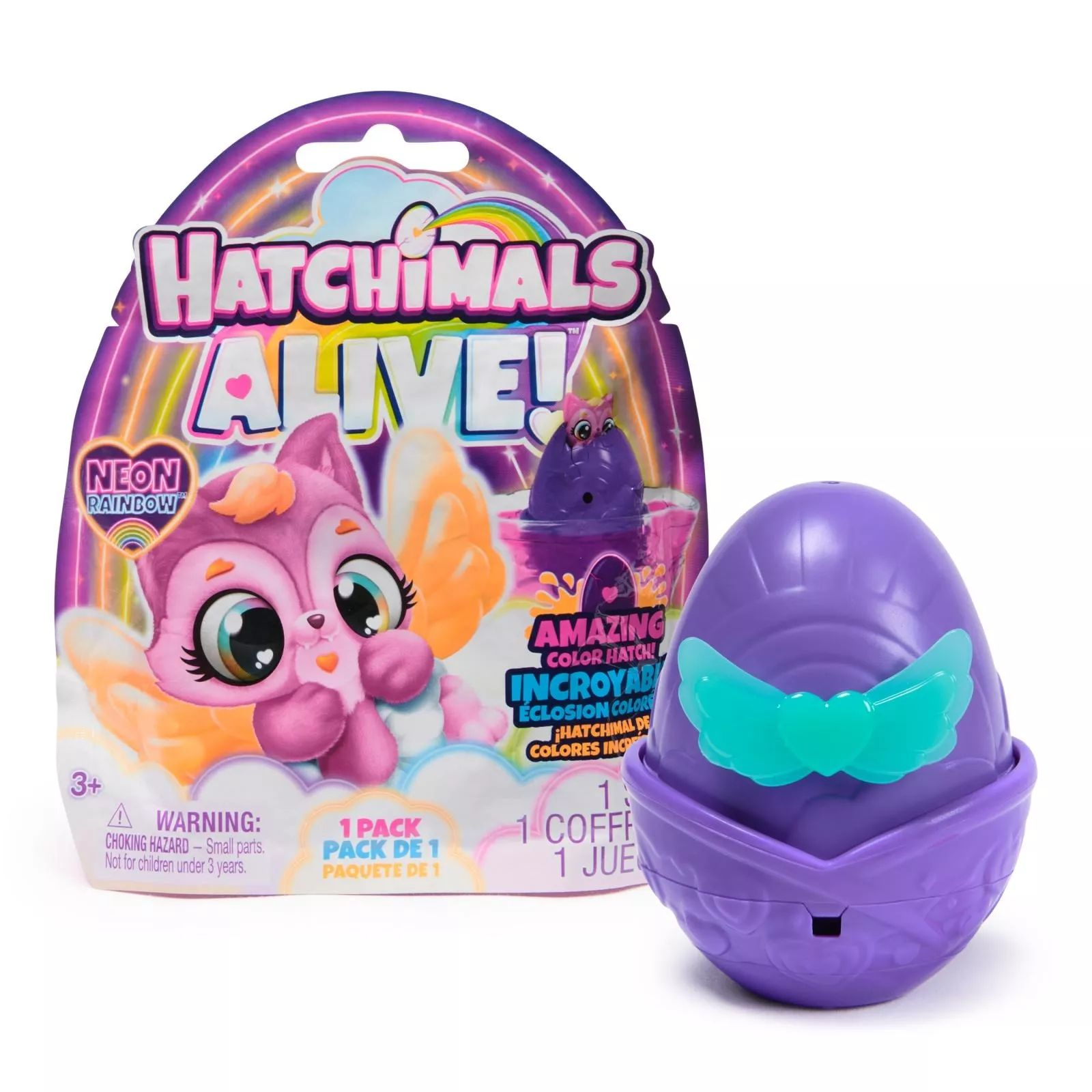 Hatchimals Alive! Neon szivárvány gyűjthető meglepetés játékfigura (6072752)