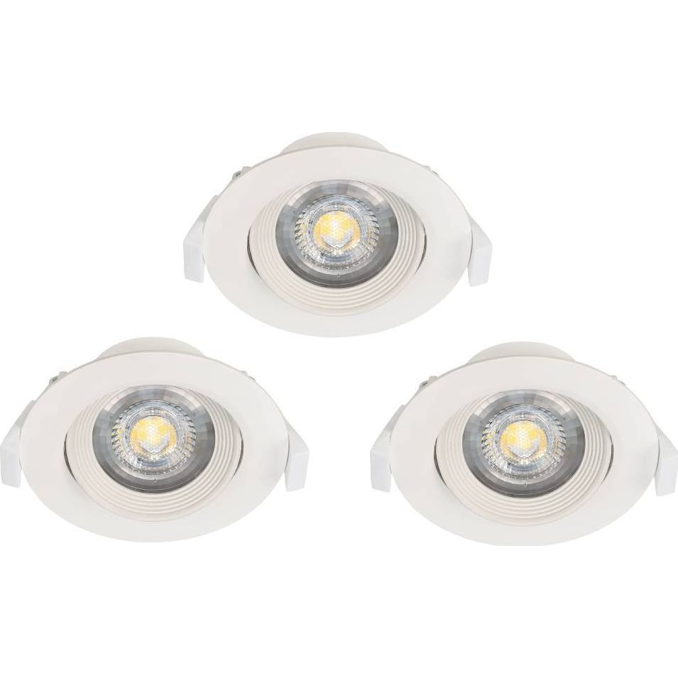 EGLO 32896 SARTIANO beépíthető LED lámpa szettek, 3000 K, 3X500 lm, 3X4,6W (32896)