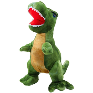 Pluszowa Maskotka Przytulanka Dinozaur Z Teksturą Skóry Zielony 45cm EDUKAMP