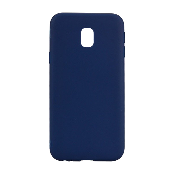 Szilikon telefonvédő (gumírozott) SÖTÉTKÉK [Samsung Galaxy J3 (2017) SM-J330 EU] (5996457713684)