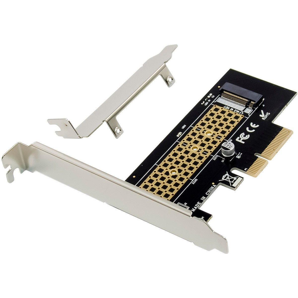 InLine 76660V csatlakozókártya/illesztő Belső M.2