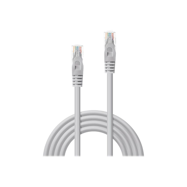 Lindy Rj45/Rj45 Cat6 1m netværkskabel Grå U/UTP (UTP)