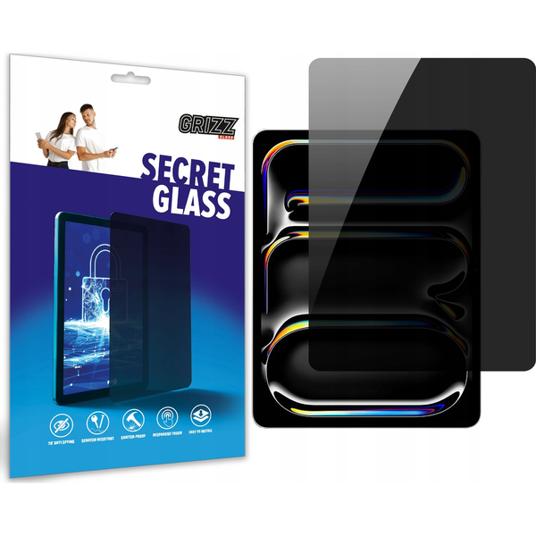 Filtr GrizzGlass Szkło prywatyzujące SecretGlass do Apple iPad Pro 13" 2024 (7. generacji)