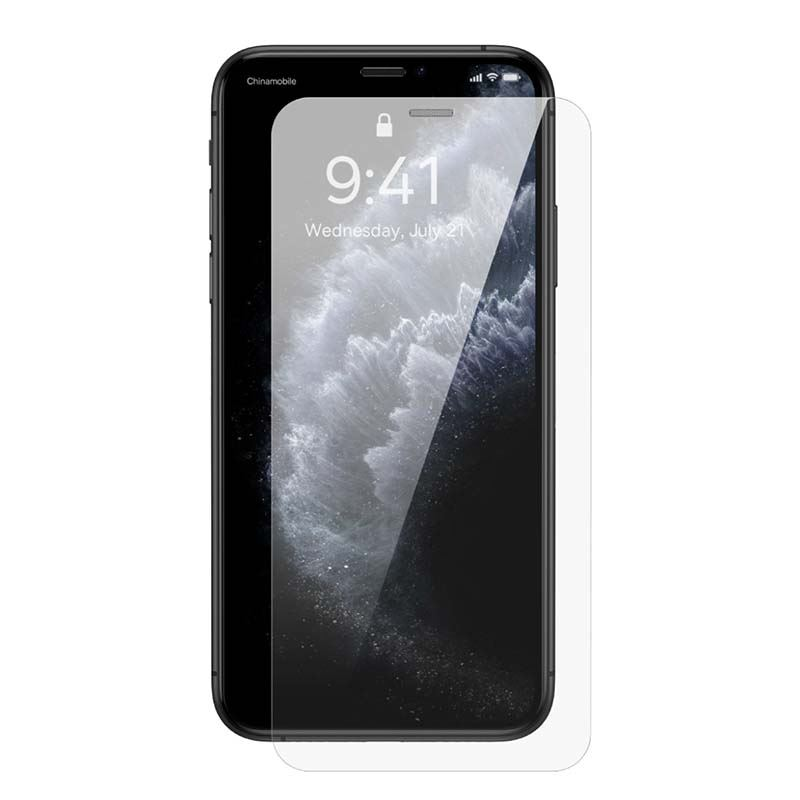 Baseus iPhone XS Max/11 Pro Max edzett üvegfólia, 0.3mm, 2db (SGBL060302) (SGBL060302)