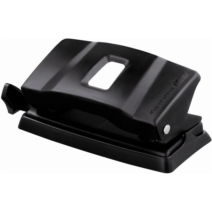 Maped Essentials 12 Kétlyukú 12 lap kapacitású lyukasztó - Fekete (401111)