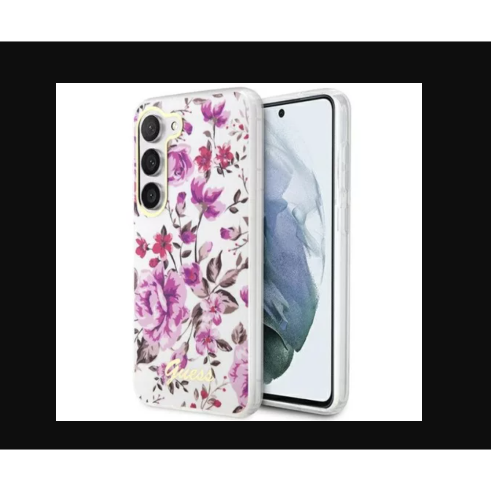 Guess Samsung Galaxy S23 Hátlapvédő Tok - Mintás (GUHCS23SHCFWST)