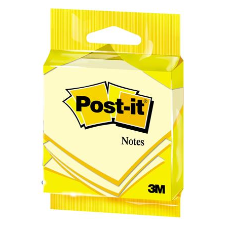3M Postit 76x76 mm Öntapadó jegyzettömb - Sárga (100 lap/Tömb) (FT510079971)