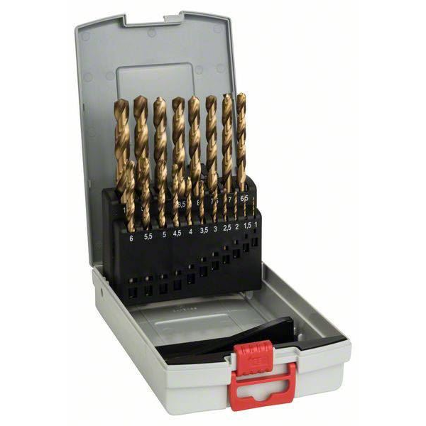 Bosch 2608587015 HSS Fém spirálfúró készlet 19 részes (2608587015)