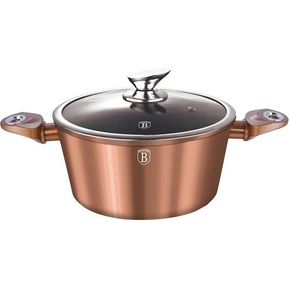 BerlingerHaus BH/1515N Metallic Line Rose Gold Edition Lábas - Kovácsolt Alumínium, Rose Gold (BH/1515)