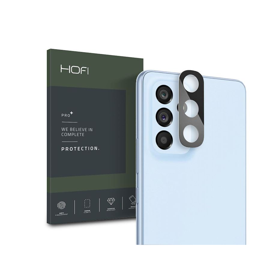 HOFI Pro+ Camera Sytling Samsung A136U Galaxy A13 5G hátsó kameravédő borító fekete (FN0359) (FN0359)