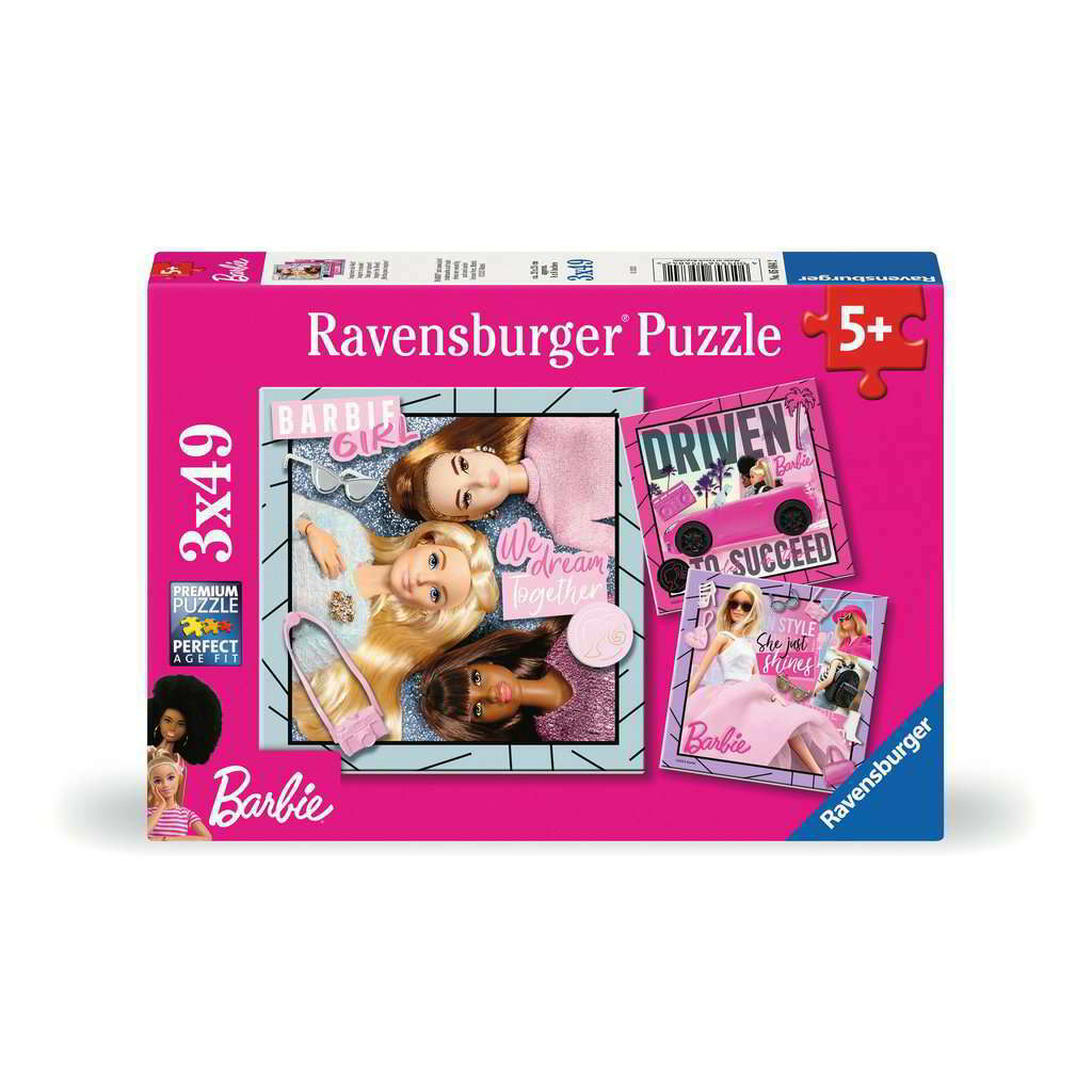 Ravensburger Barbie 3 az 1-ben puzzle (05684)