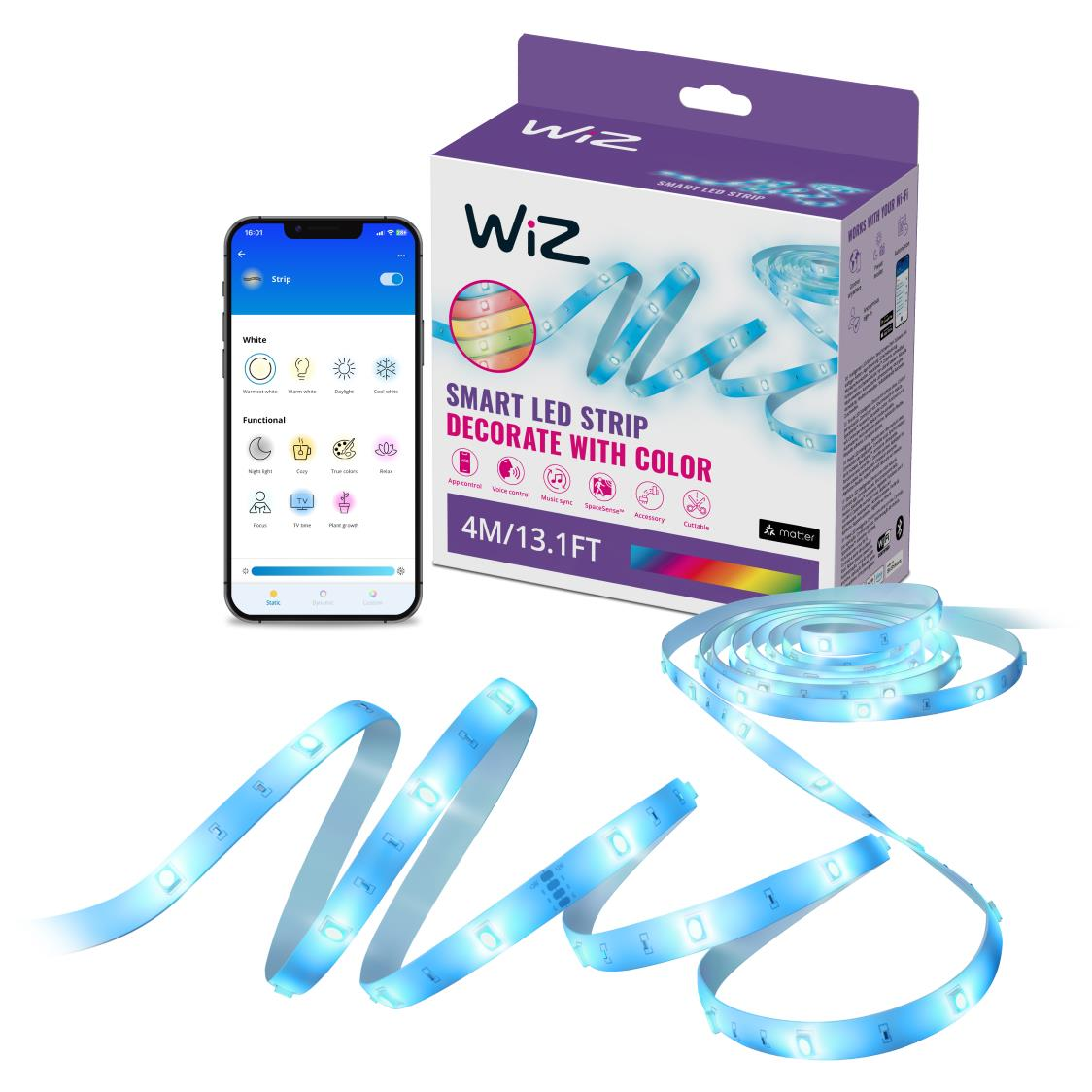 WiZ LED strip, 4 m (929004621701)