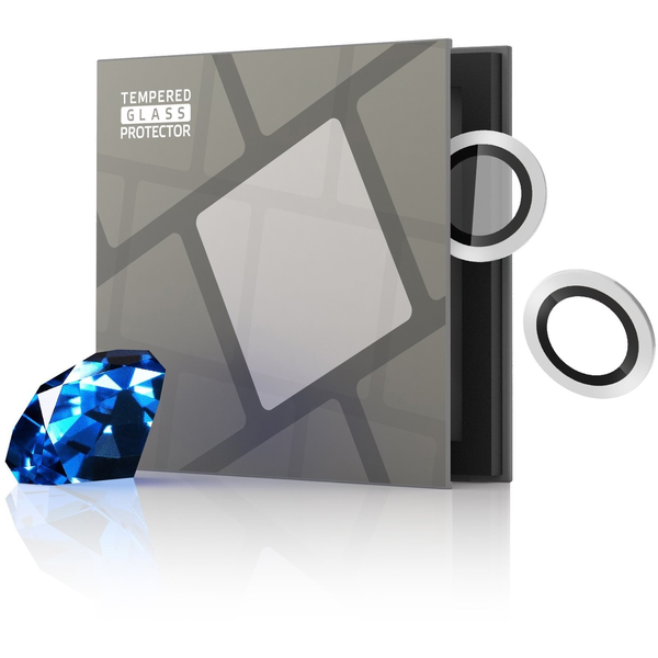 Tempered Glass Protector zafír iPhone 11 készülékek kameráihoz, 0,3 karát, ezüst