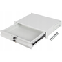 Fiók 19" Lanberg AK-2001-S rack szekrényhez - 2U, 483x360mm, szürke
