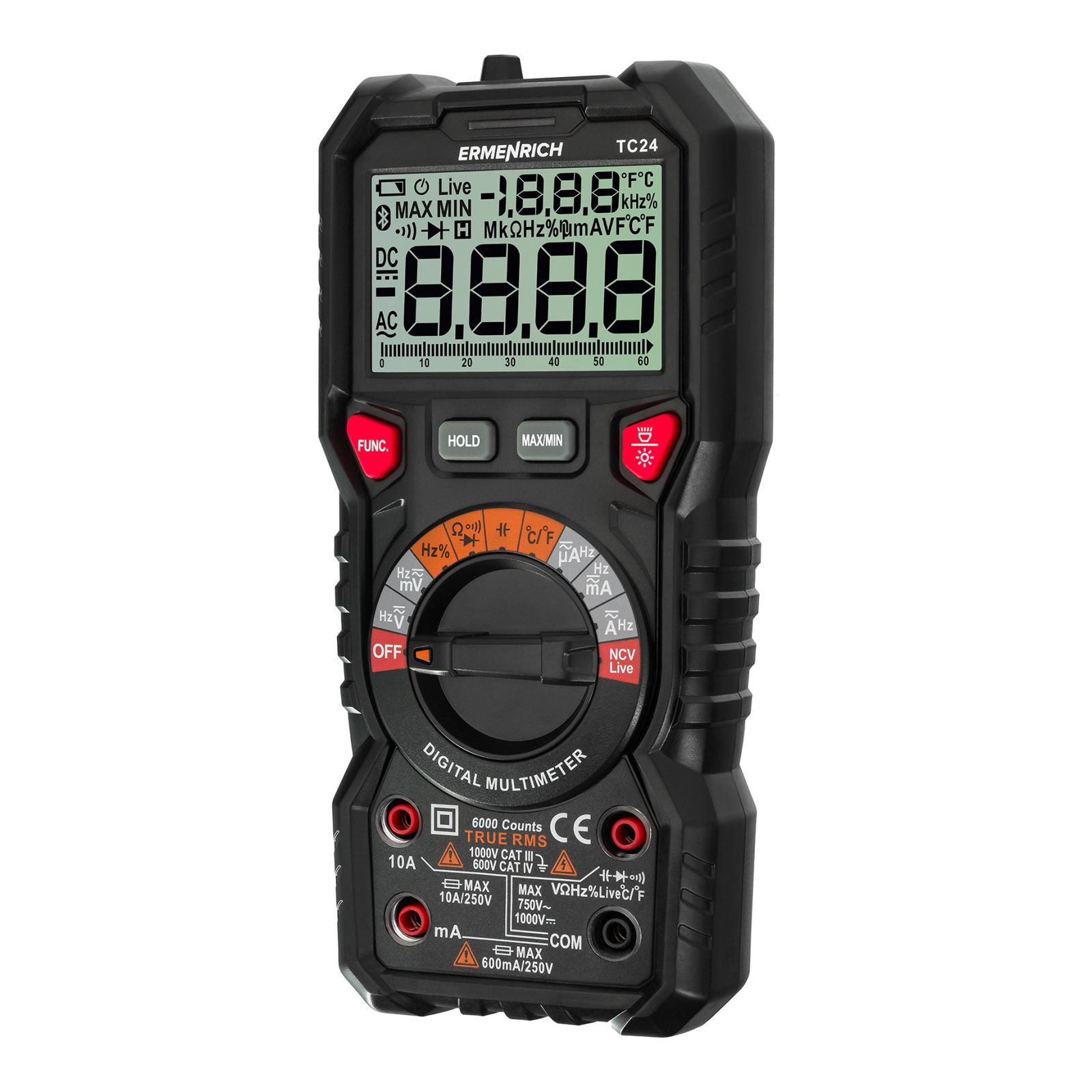 Ermenrich Zing TC24 digitális multiméter (82986) (82986)